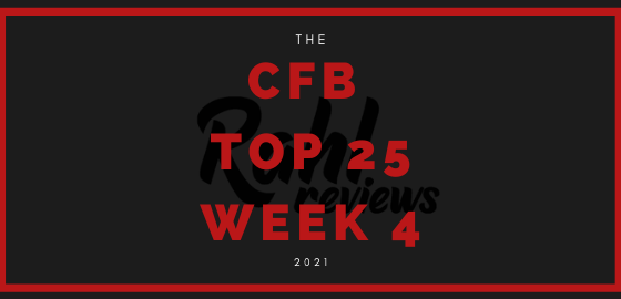 CFB Top 25 | Week 4