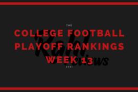 CFB Playoff Top 6 Week 13