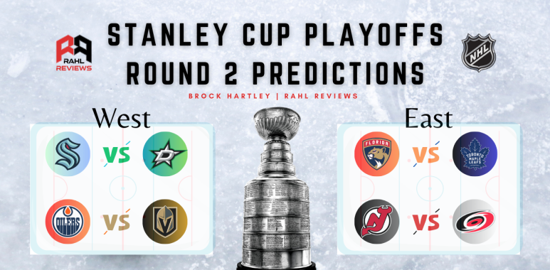 Brock gives his predictions on the second round matchups of the 2023 NHL Stanley Cup Playoffs