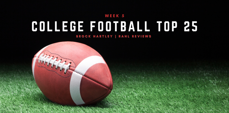 Brock breaks down the Top 25 as we approach Week 5 of the 2023 College Football season