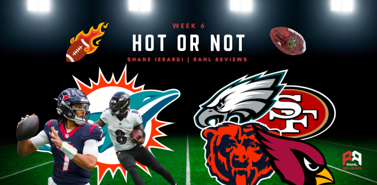 Shane discusses what's been hot in the NFL, and what is not, as we approach Week 6 of the 2023 NFL Regular Season.