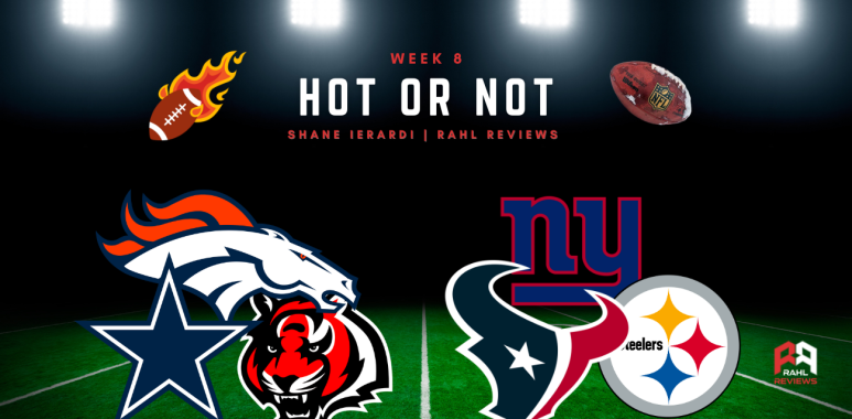 Shane breaks down what's been hot in the NFL, and what is not, as we approach Week 9 of the 2023 NFL Regular Season.